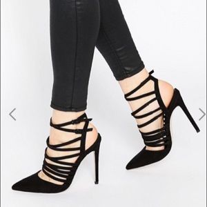 ASOS Strappy Black Heels